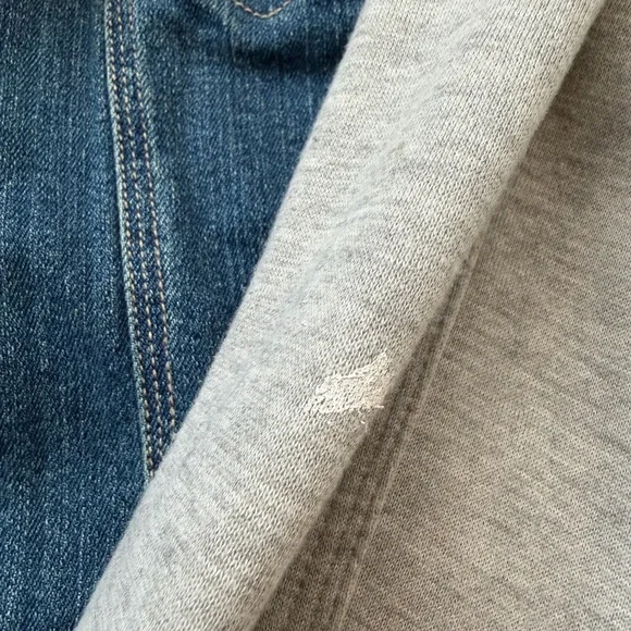 NorthStyle Denim Jacket with Gray Hood - Picture 5 of 6